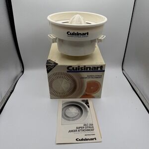 Vintage Cuisinart Super Citrus Juicer Attachment DLC-356 for DLC-X made in Japan